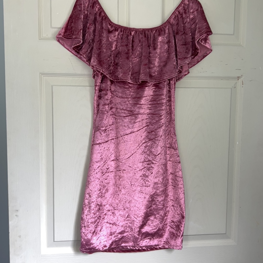 Velveteen Mini Dress